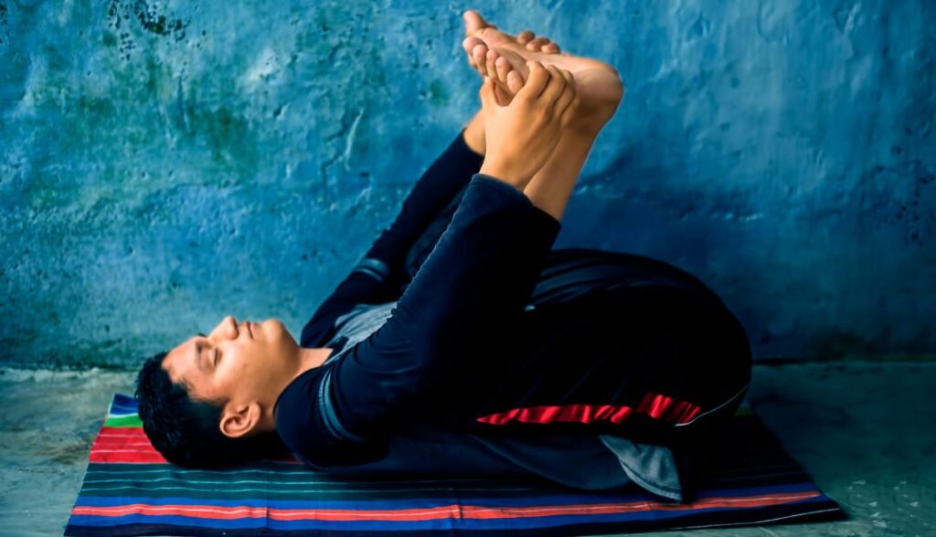 Ananda Balasana (Happy Baby Pose)