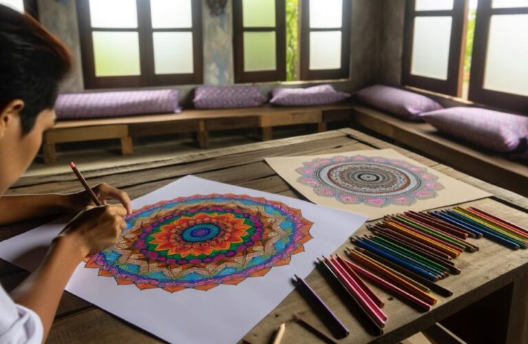 The Therapeutic Benefits of Coloring Mandalas