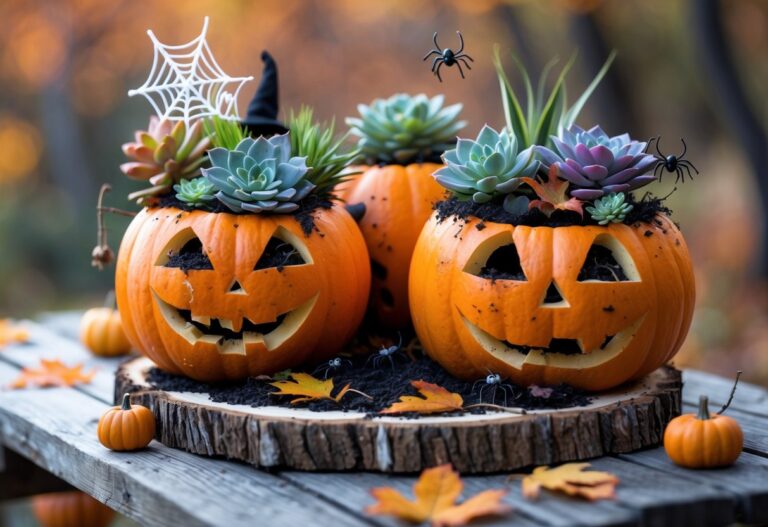 Pumpkin Planters and Spooky Succulents: Halloween Gardening Ideas for Festive Outdoor Decor